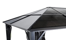 Sojag 500-5157864 Meridien Hard Top Sun Shelter 10' x 14' Charcoal