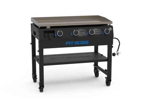 Pit Boss 10962 4-Burner Gas Griddle, Black