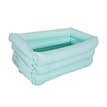 Children's Inflatable Swimming Pool Inflatable Kiddie Pools Thick Wear-Resistant Cold-Resistant PVC Material 60x35x30 cm Backyard Water Party
