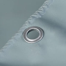Heavy Duty Waterproof Tarpaulin, Outdoor Tarp Sheet With Grommets 0.5mm Thick Outdoor Patio Furniture Covers Tear Resistance For Truck Car Boat Camping Emergency Rain Shelter ( Color : Light grey , Si