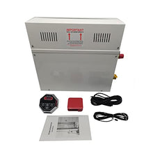 Sauna Steam Generator 9 KW Commercial Self-Draining Steam Generator Fumigation Machine Sauna Steam Generator for Home Sauna Room SPA Fumigation Machine with Digital Controller Sauna Accessories