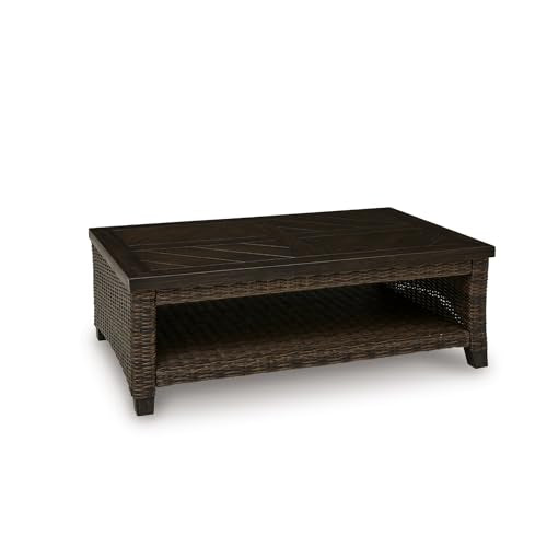 Signature Design by Ashley Drakes Beach Outdoor Patio Coffee Table