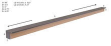 Majestic Water Spouts Tomaso 96" ABS Waterfall Cascading Sheer Descent Water Feature Spillway Gray