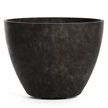 COSAPOTS Lupo Tapered Indoor/Outdoor Planter, 37x28in Brown Stone