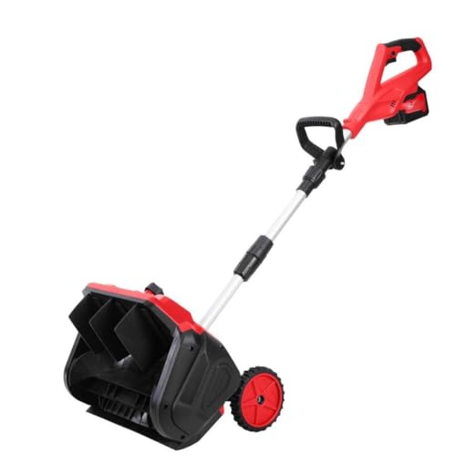 Snow Shovel，Snow Blower Bare, 1000W Brushless Motor with 30cm Clearing Width & 6M Throwing Distance, Adjustable Aluminum Pole for Efficient Snow Removal, Lightweight Design(NO Battery)