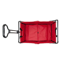 WAFEOGK Folding Garden Outdoor Park Utility Wagon Picnic Camping Cart with Replaceable Cover (Standard Size 8" Wheels)