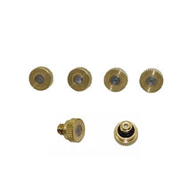 Gardening Irrigation Dripper 3/16 Inch External Thread Atomizing Nozzle Brass Atomizing Cooling Dust Sprayer Garden Irrigation Nozzle 500 Pcs (Color : 0.2mm)
