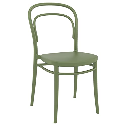 Compamia Marie 3 Piece Bistro Set in Olive Green