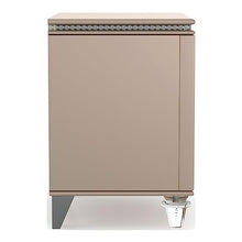HOMES: Inside + Out Bence Modern Wood Kid Nightstand Rose Gold Pink