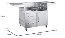 EdgeStar GRL360CART 36" Cart with Door and Drawer Combo for GRL360 Series Grills