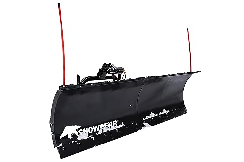 DK2 AVAL8219 Universal SUV/Truck Heavy Duty Snow Plow Kit 82 x 19 x 2 Inch Receiver Mount, Black