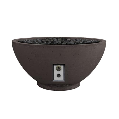 Firegear Sanctuary Gas Fire Bowl (SAN3-26DBSMT-RA), 29-Inch, Match Light, Natural Gas, Raven