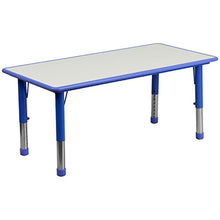Flash Furniture Adjustable Blue Activity Tables Set of 3