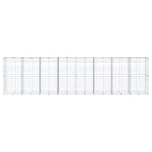 NLQMSU Gabion Basket Silver Galvanized Iron 17000 Cubic Inches