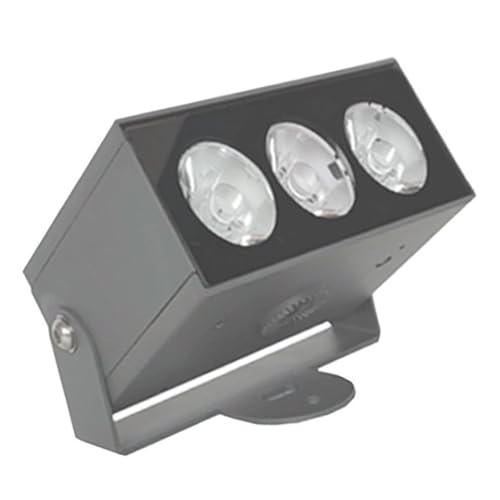 QICBYING Rotation Spotlight - LED Floodlights, IP65 Outdoor Waterproof LED Spotlight, Long-Distance LED Beam Light, 220V Exterior Building Wall Washer Landscape Lighting(White Light,90W(AC220V))