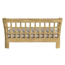 Butler Specialty Company Monhegan Teak Wood Outdoor Loveseat Brown