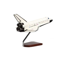 High Flying Models Space Shuttle Atlantis Large Mahogany Sculpture Multicolor