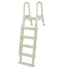 Aqua Select Anti-Slip in-Pool Safety Stairs with Outside Flip-Up Ladder