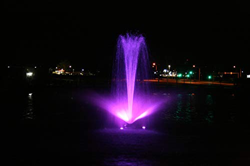 Kasco RGB LED Fountain Lighting 3 Fixtures 24V DC - Yellow, Orange, Blue, Green, Red
