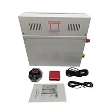 Sauna Steam Generator 10.5KW-18KW Household Steam Machine Portable Steam Generator Sauna Room Steam Sauna Dry Room Steamer Self-Draining Steam Generator With Digital Controller ST-90 Sauna Accessories