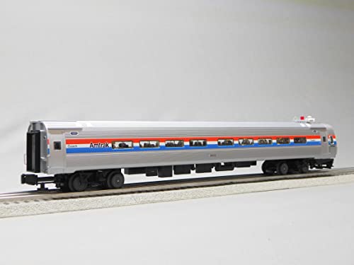 Lionel AMTRAK Amfleet Phase III Passenger Coach/CAB Car 2 Pack O Gauge Silver