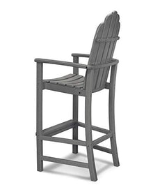 Trex Outdoor Furniture Cape Cod Adirondack Bar Chair in Stepping Stone