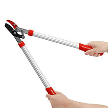 EliteBloom Handheld Extendable Garden Shears Telescopic Tree Ratchet Lopper Pruner, Extending Garden Cutter Branch Shear Pruning Tools, Gardening Hand Tool,B