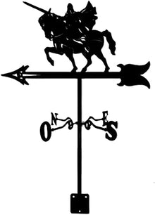 Cozy Cottage with Roof Mount Metal Weathervane Decoration Black Weather Vane Wind Direction Indicator Kit Metal Bracket Weather Vane for Roof Garden Home Garden Sheds Fence Posts Pergola (Carp)