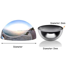 LXLIGHTS RT-OSXE Reflective Garden Gazing Balls, 2mm Thick Hemisphere Stainless Steel Hollow Mirror Polished Orb. Suitable for Home Garden Office Shopping Centre Decorations, 18 Sizes