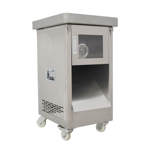 HQHAOTWU Electric Meat Grinder Stainless Steel Commercial 2200W Silver