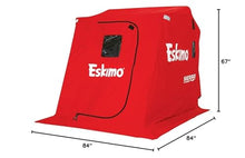Eskimo Sierra Series Portable Ice Fishing Flip Style Shelter Red
