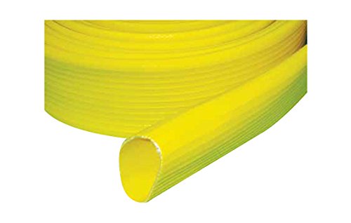 Blastline 2" Extra Heavy Duty Nitrile/PVC Layflat Discharge Hose Assembly, Part CxE Cam & Groove, Oil Resistant (75 Feet)