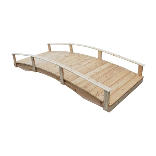 Keystone Amish Co. Cedar Japanese Garden Bridge, 4' x 10', Unfinished