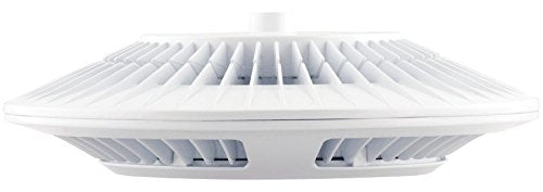 RAB Lighting PLED78W Pendant 78-watt 6 x 13-watt Cool Led with Clear Lens, White