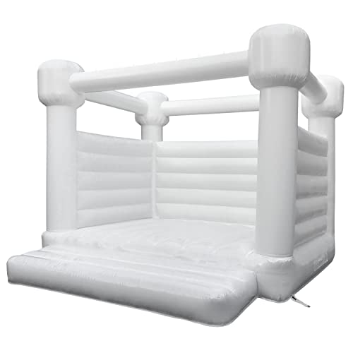 Infuntable Inflatable White Bounce House with Air Blower for Wedding 2.5m