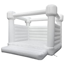 Infuntable Inflatable White Bounce House Jumper with Air Blower 13x12x10ft