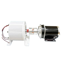 PWLFJWOLF 8KW 10KW 20KW Low RPM 220V 380V Permanent Magnet Generator with 24V 48V DC Motor Alternative Energy Generator 120V 96V 48V(AC 48V,5KW)