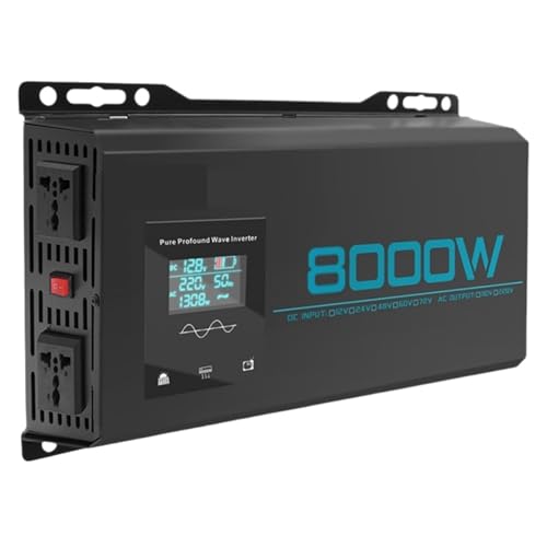 Pure Sine Wave Inverter 12V 220V 1000W 1600W 2200W 3000W 4000W 5000W 6000W 8000W DC to AC Power Converter Car Solar Inverter(8000W 12V-24V 220V)