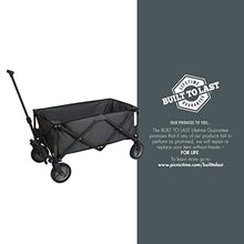 PICNIC TIME NCAA Rhode Island Rams Adventure Wagon Folding Wagon, Wagon Cart, Sport Utility Wagon, Beach Wagon Collapsible, (Dark Gray)