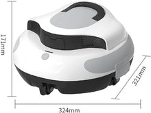 Cordless Robotic Pool Cleaner, Pool Vacuum Lasts 100 Mins, 5000mAh Rechargeable Battery, Self-Parking, LED Indicator for Above/In-Ground Flat Pools up to 1000 sq.ft