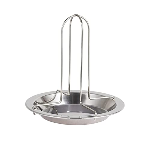 Portable Barbecue Grilling Baking Cooking Pans Non-Stick Chicken Roaster Rack with Bowl BBQ Accessories Tools