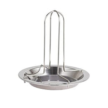 Portable Barbecue Grilling Baking Cooking Pans Non-Stick Chicken Roaster Rack with Bowl BBQ Accessories Tools