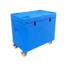 Wide Wheeled Dry Ice Cooler Chest Large Insulated Dry Ice Storage Box