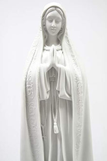 Vittoria Collection 32" Our Lady of Fatima Pilgrim Virgin Mary Mother Statue Sculpture Indoor Outdoor Garden Made in Italy