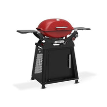 Weber Q 2800N+ Liquid Propane Grill with Stand, Flame Red – Wide 250°–700°F Temp Range with Plus Burner for Searing, Low‑Temp Roasting & High-Dome Lid