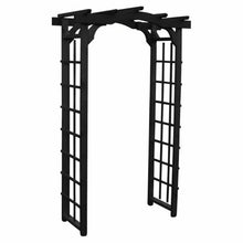 Keystone Amish Co. Newport Cedar Arbor, 3-Foot, Charcoal Stain