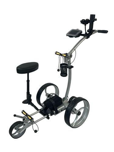 Insanity Golf PGL Electric Golf Push Cart Silver