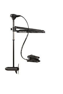 MotorGuide 940200060 X3 Freshwater Bow Mount Trolling Motor Cable Steer Foot-Control 45-Inch Shaft 45-Pound Peak Thrust Black
