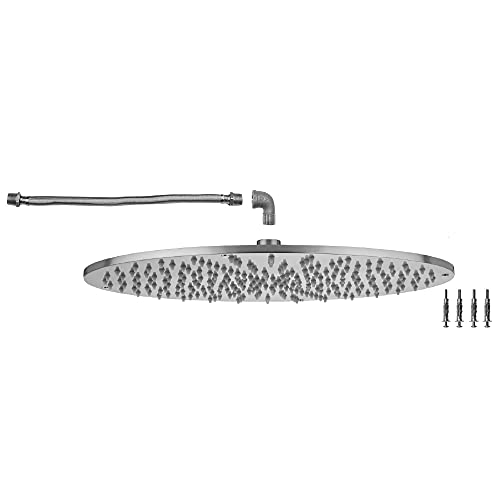 Jaclo 16" Round Square Flush Mount Rain Machine