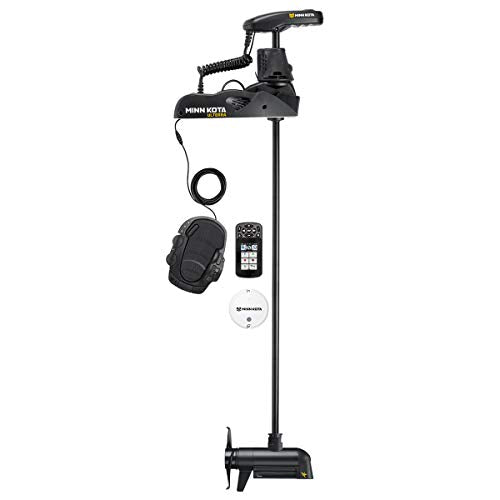 Minn Kota Ulterra Freshwater Electric-Steer Bow-Mount Trolling Motor Black